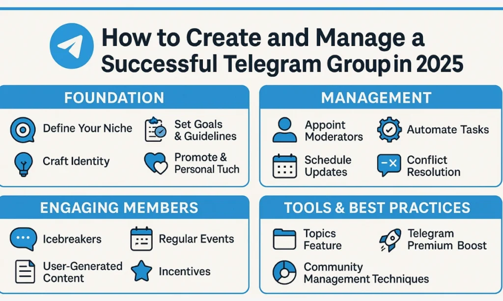 How to Create and Manage a Successful Telegram Group in 2025 Guide Explained