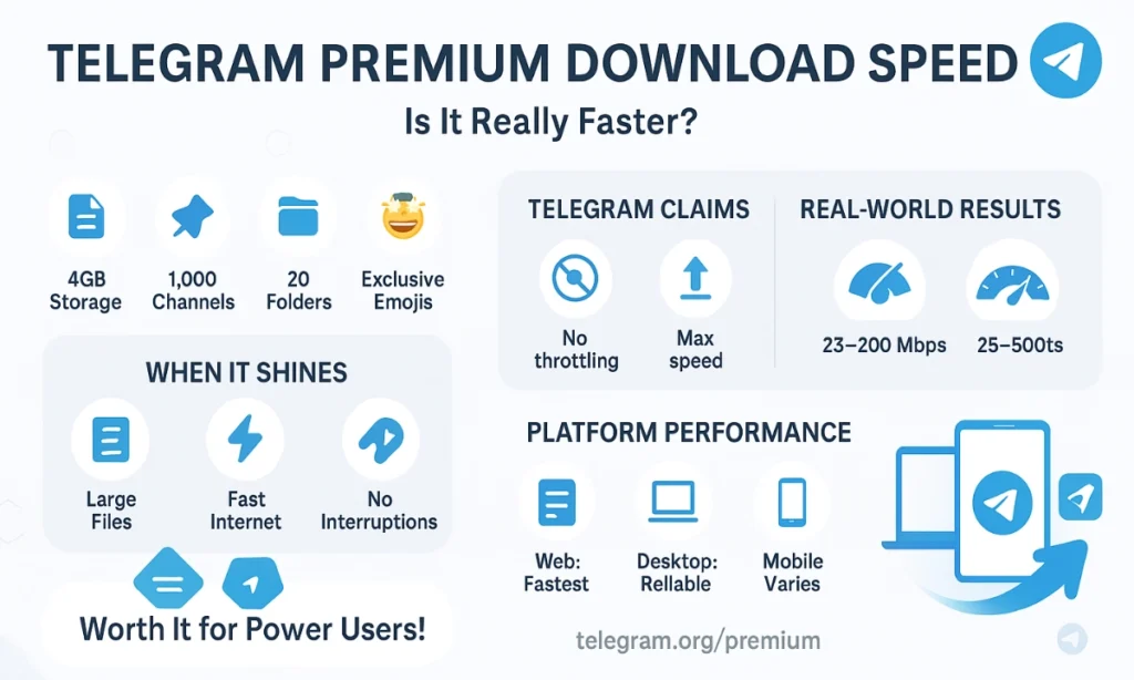 Telegram Premium Download Speed: Is It Really Faster? or Just Hyped.?